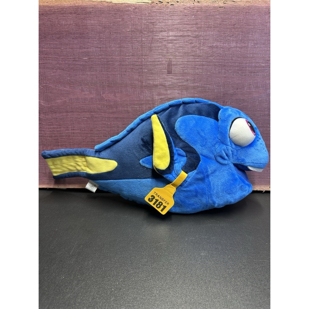 Disney Store Pixar Finding Dory Blue Fish Plush Stuffed Toy Transfer 3181 Tag
